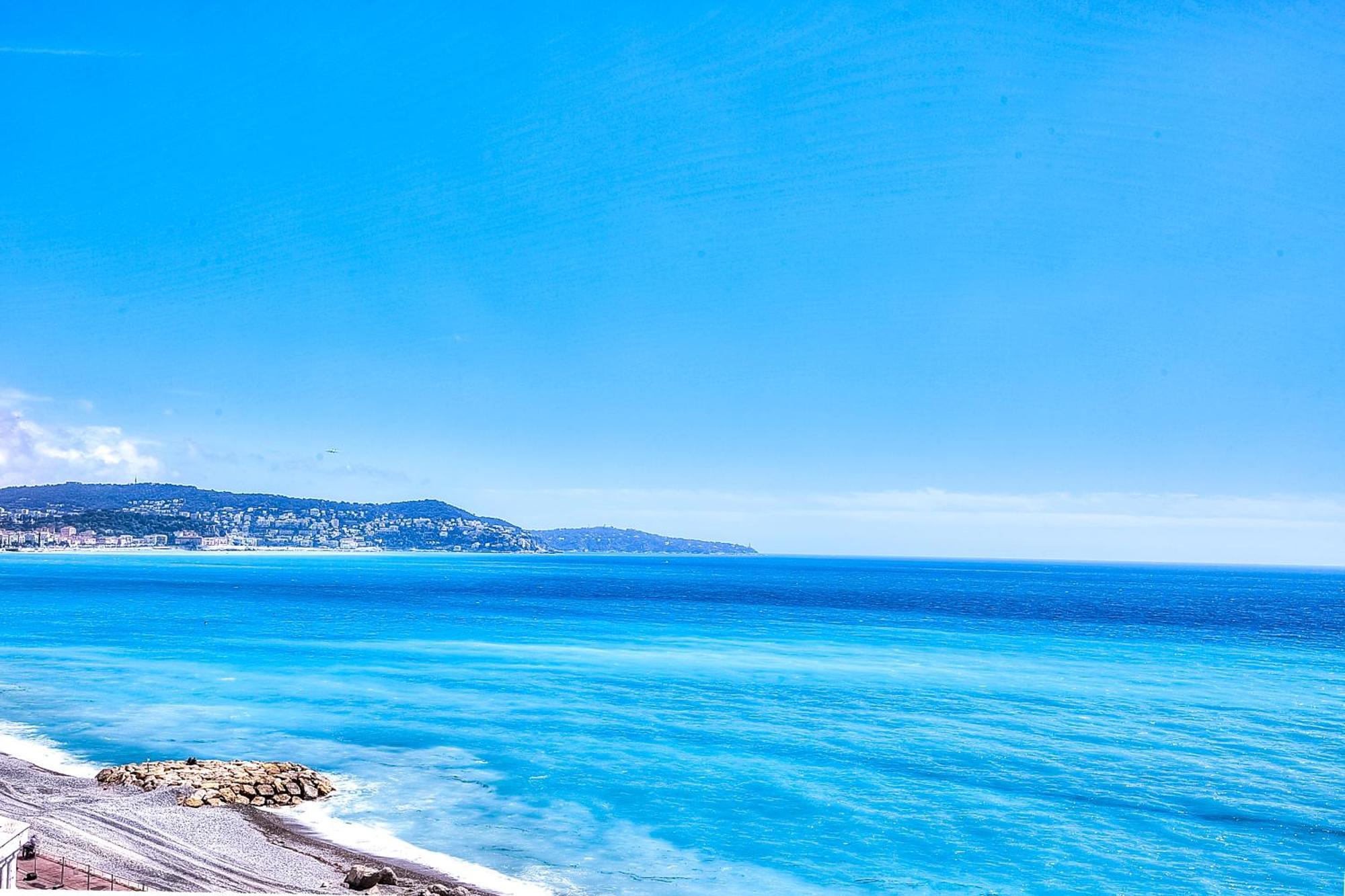 ニースLe Florentina, Dernier Etage Avec Terrasse, Vue Sur La Baie Des Angesアパートメント エクステリア 写真